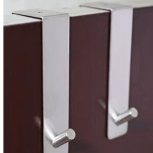 Silver Over-the-Door Hook